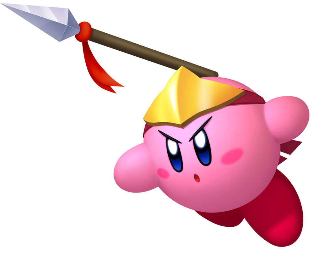 Spear Kirby Art from Kirby's Return to Dream Land