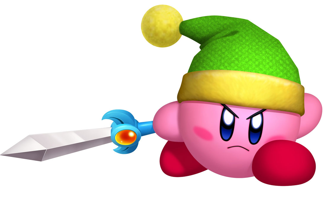 Sword Kirby Art from Kirby's Return to Dream Land