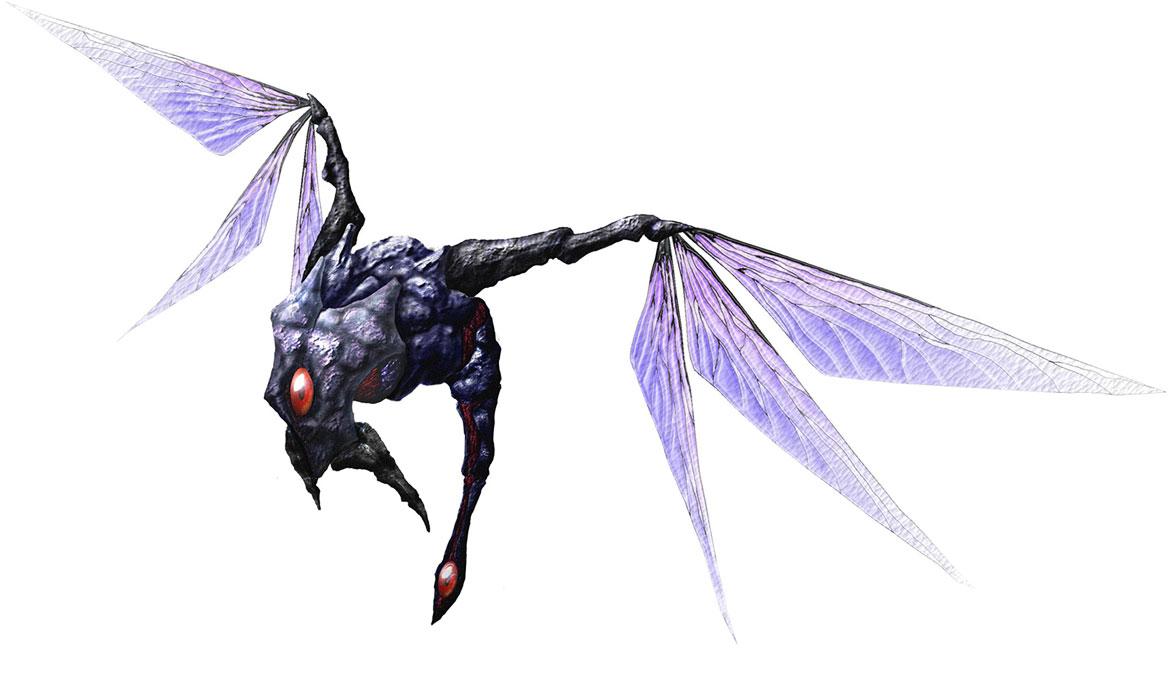 Flying Seru Art from Legend of Legaia