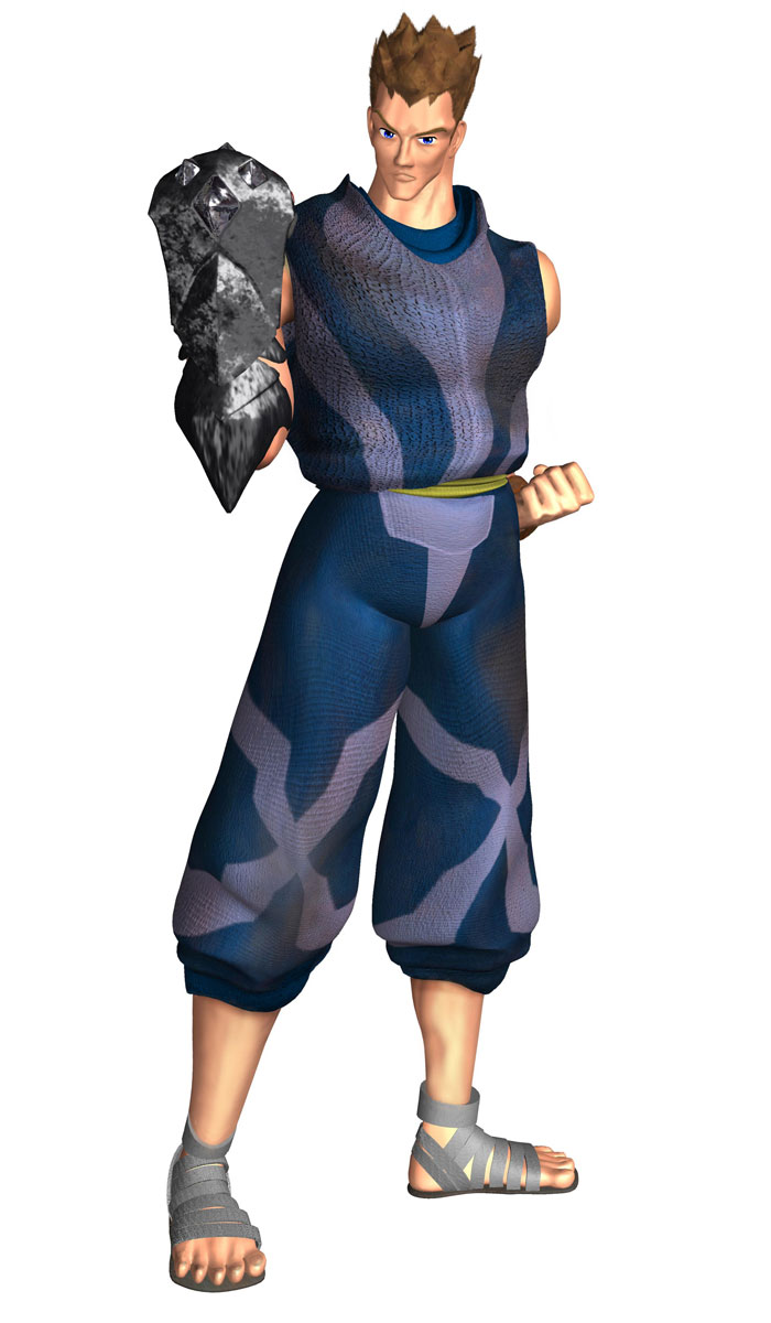 Gala Full Body Render from Legend of Legaia