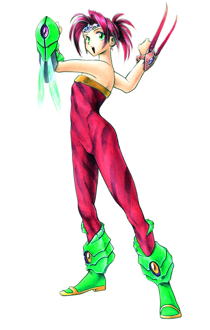 Noa Concept Art from Legend of Legaia