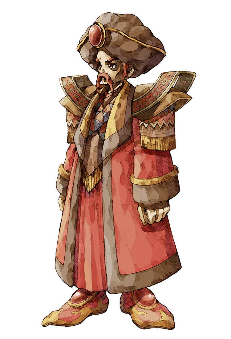 Drakonis Art from Legend of Mana