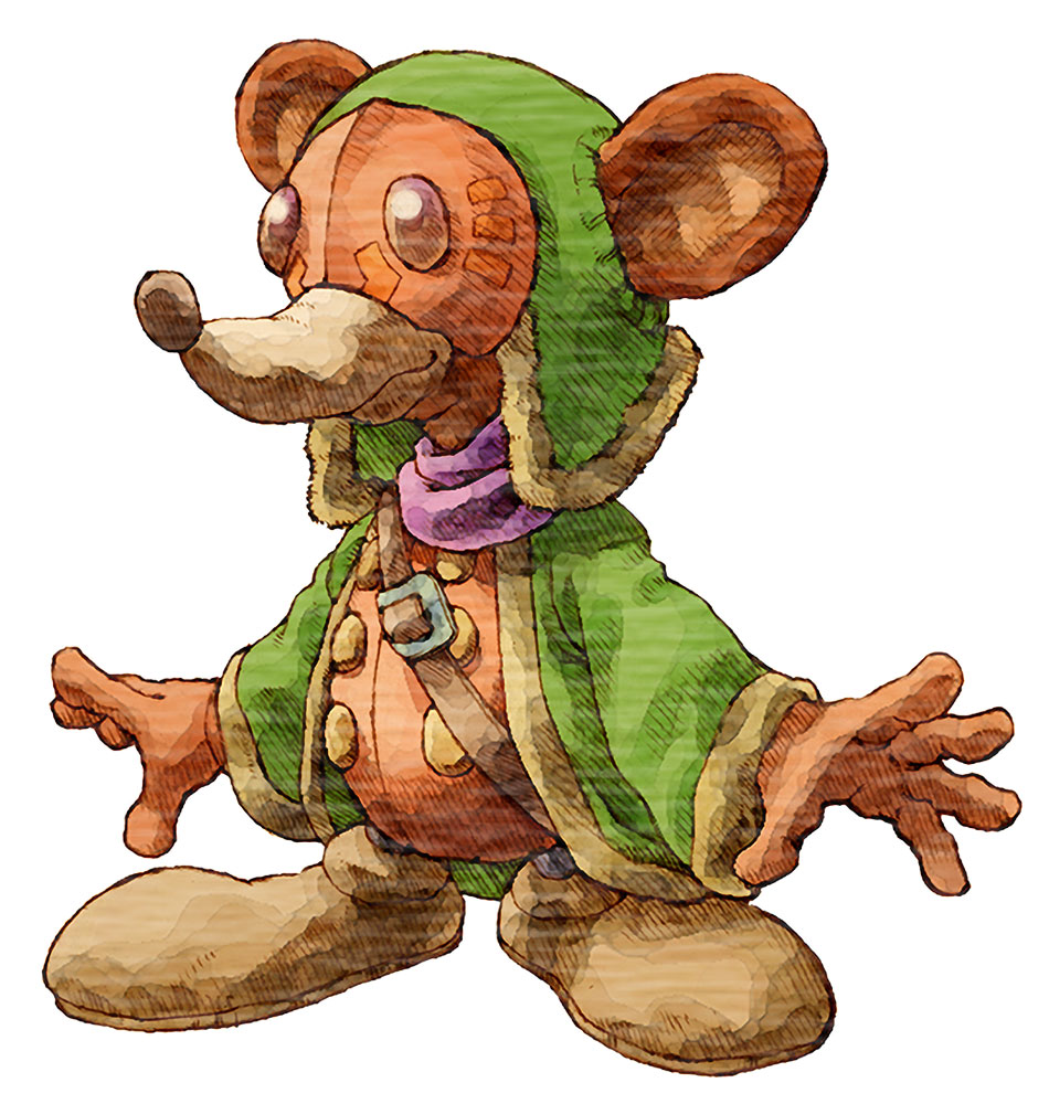 Dudbear Art from Legend of Mana