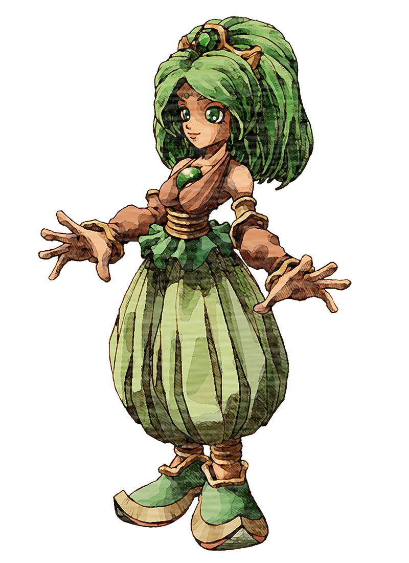 Esmeralda Art from Legend of Mana