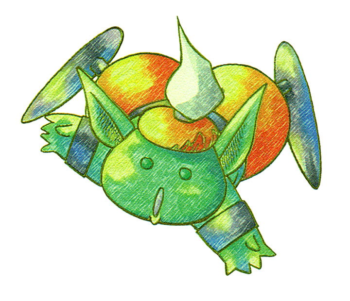 Jinn Art from Legend of Mana