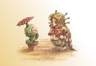 Li'l Cactus and Serafina