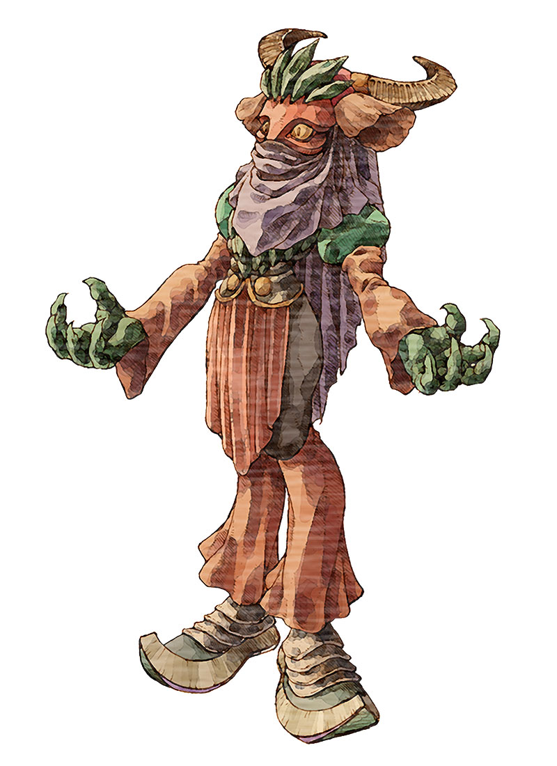 Mephianse Art from Legend of Mana