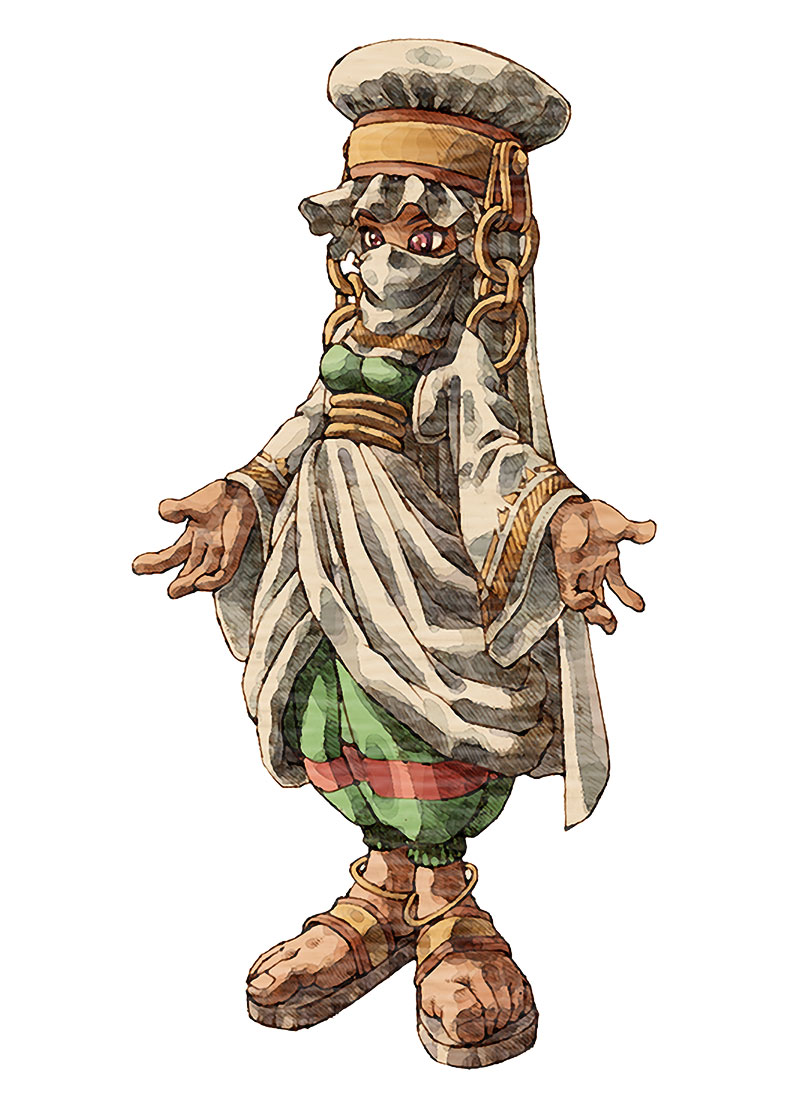 Nun Art from Legend of Mana