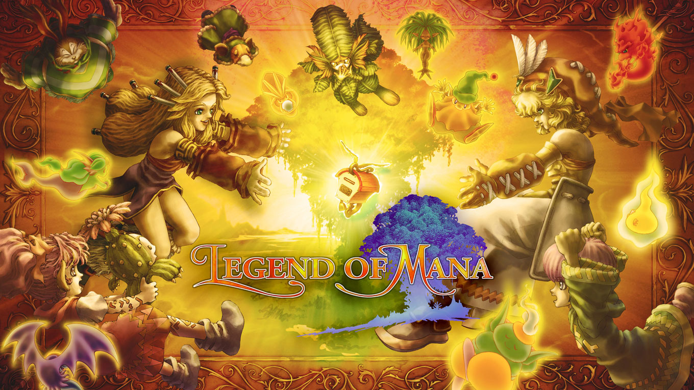 Remaster Cover Art from Legend of Mana