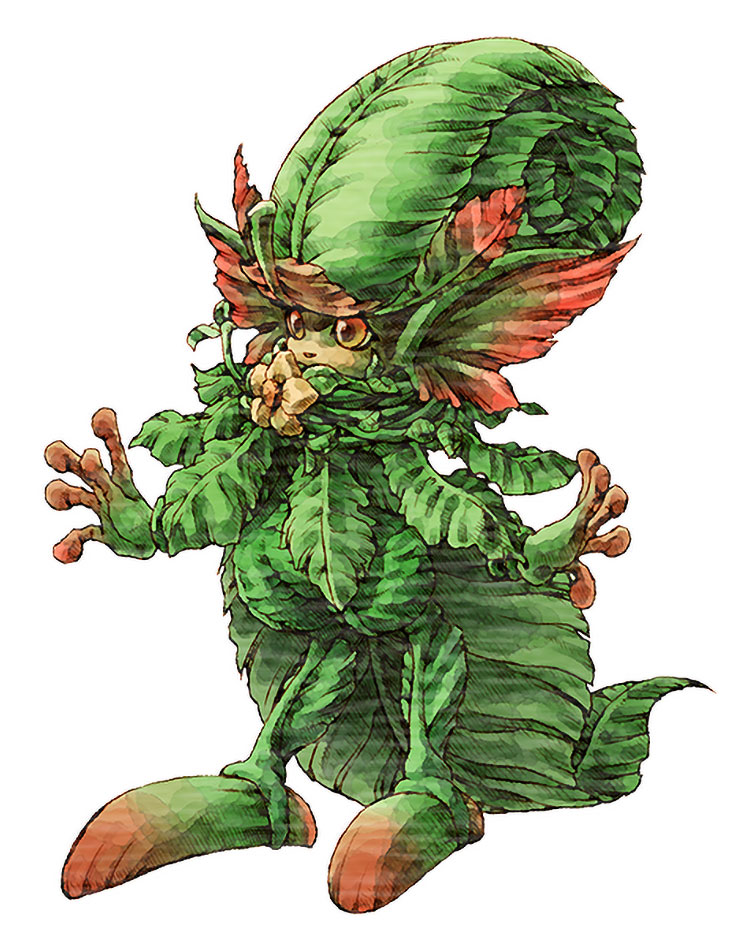 Sproutling Art from Legend of Mana