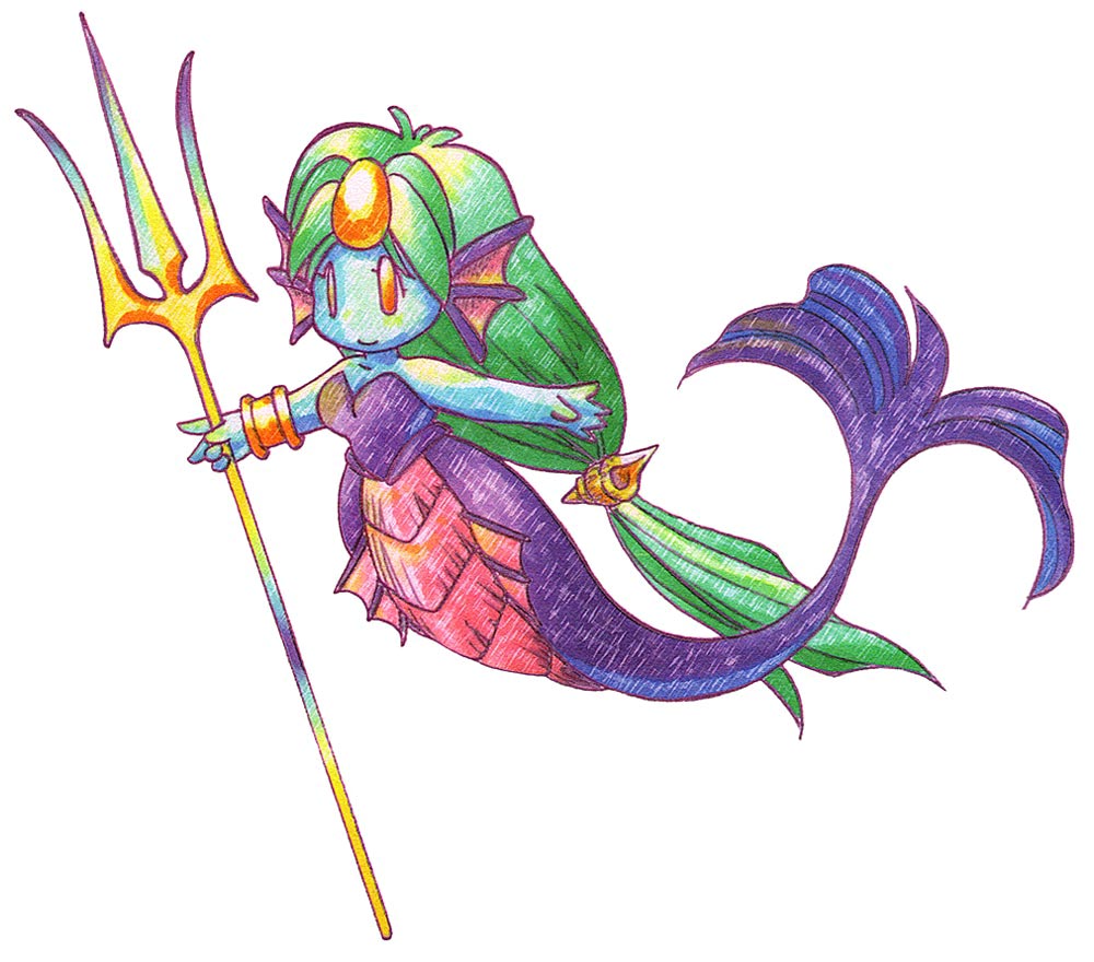 Undine Art from Legend of Mana
