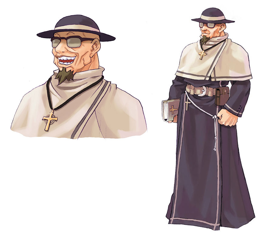 Father Salade Art from La Pucelle: Tactics