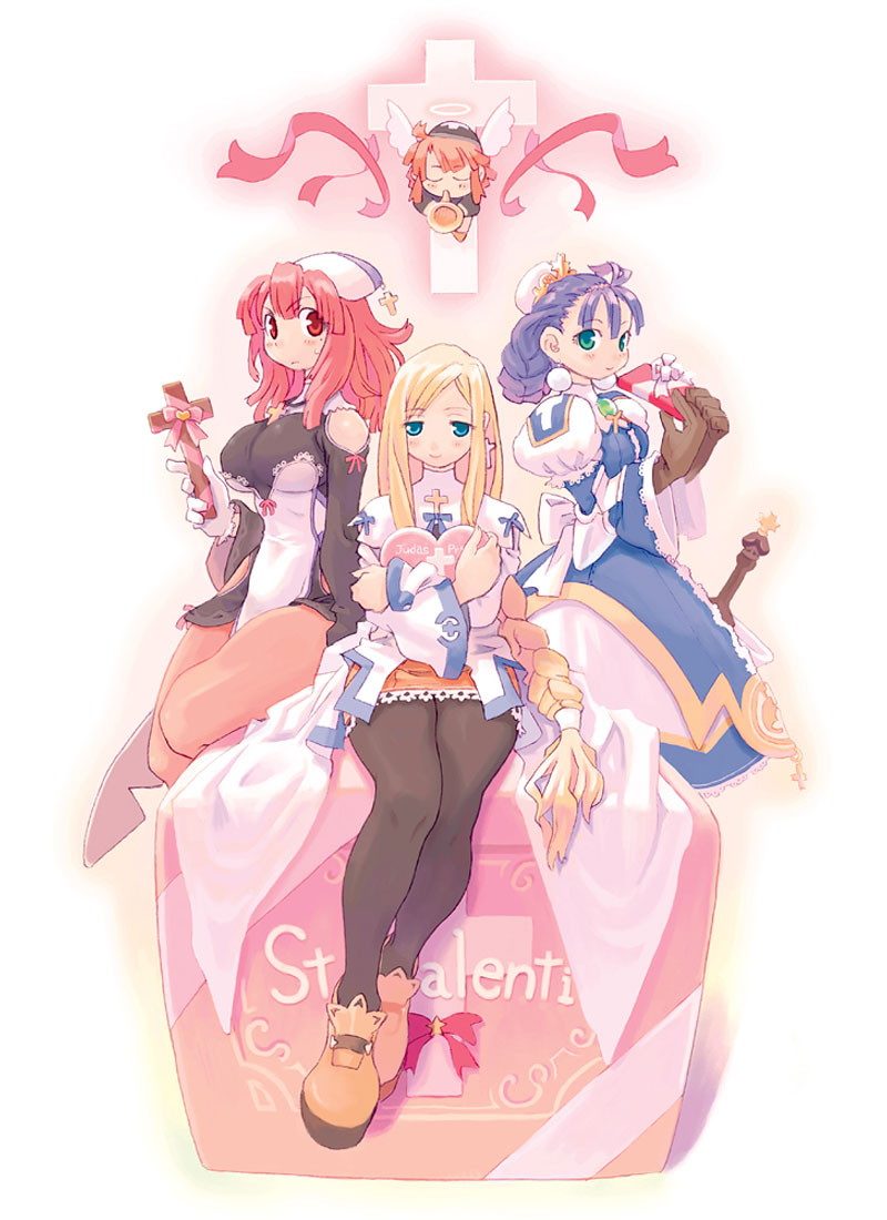 Prier, Alouette, and Eclair Art from La Pucelle: Tactics