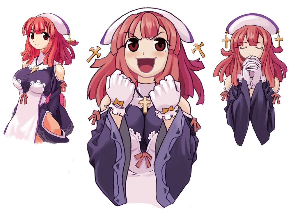 Prier Portraits Art from La Pucelle: Tactics