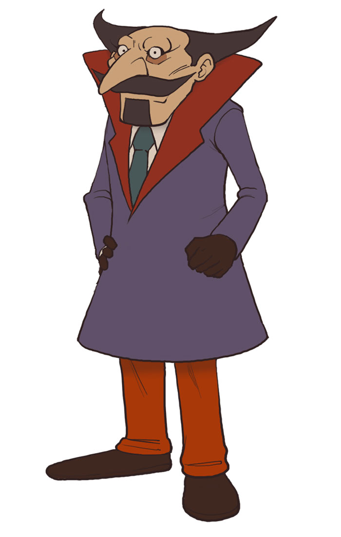 Don Paolo Art from Professor Layton and the Diabolical Box
