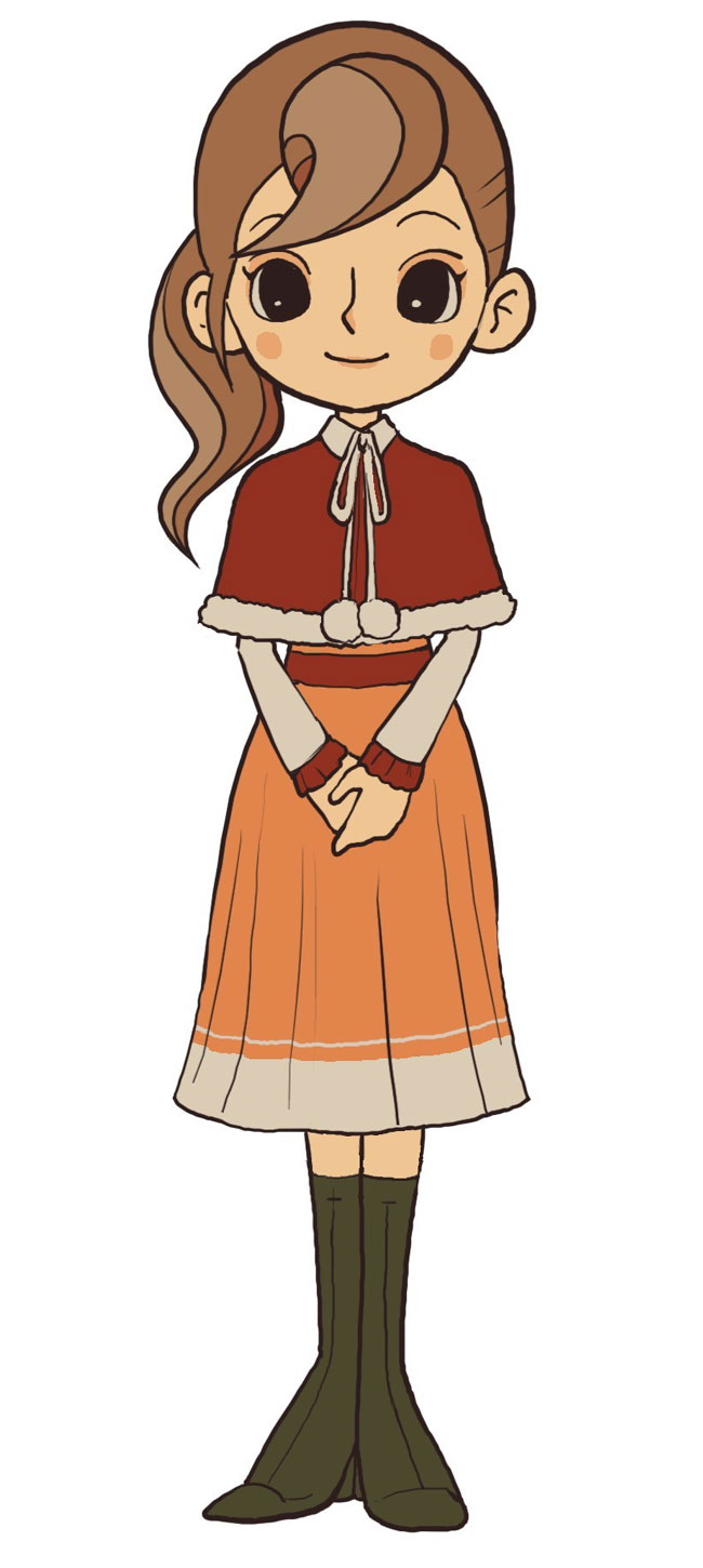 Flora Reinhold Art from Professor Layton and the Diabolical Box