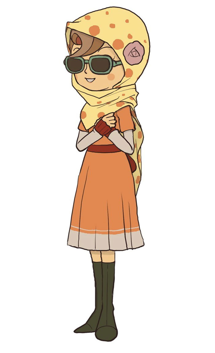 Flora Reinhold Art from Professor Layton and the Diabolical Box