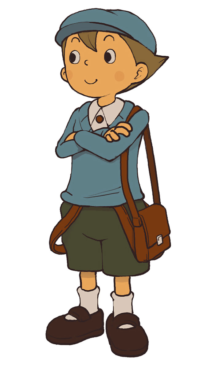 Luke Triton Art from Professor Layton and the Diabolical Box