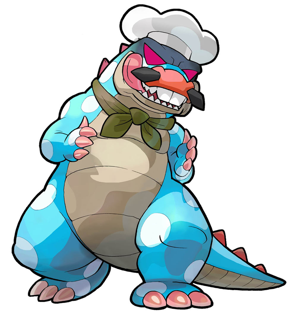 Gourmand, Evil Chef Art from Power Stone Collection