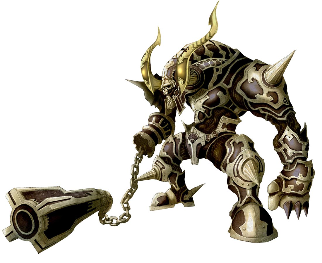 Skull Knight Art from Pandora's Tower