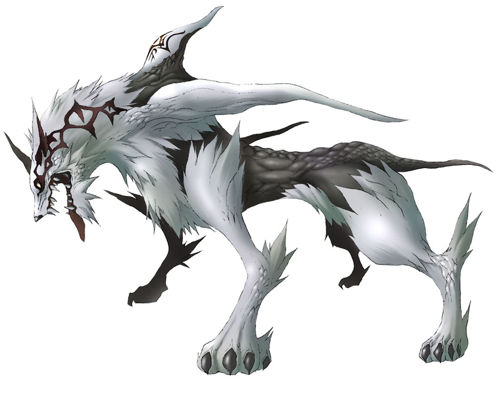 Wolf Art from Pandora's Tower