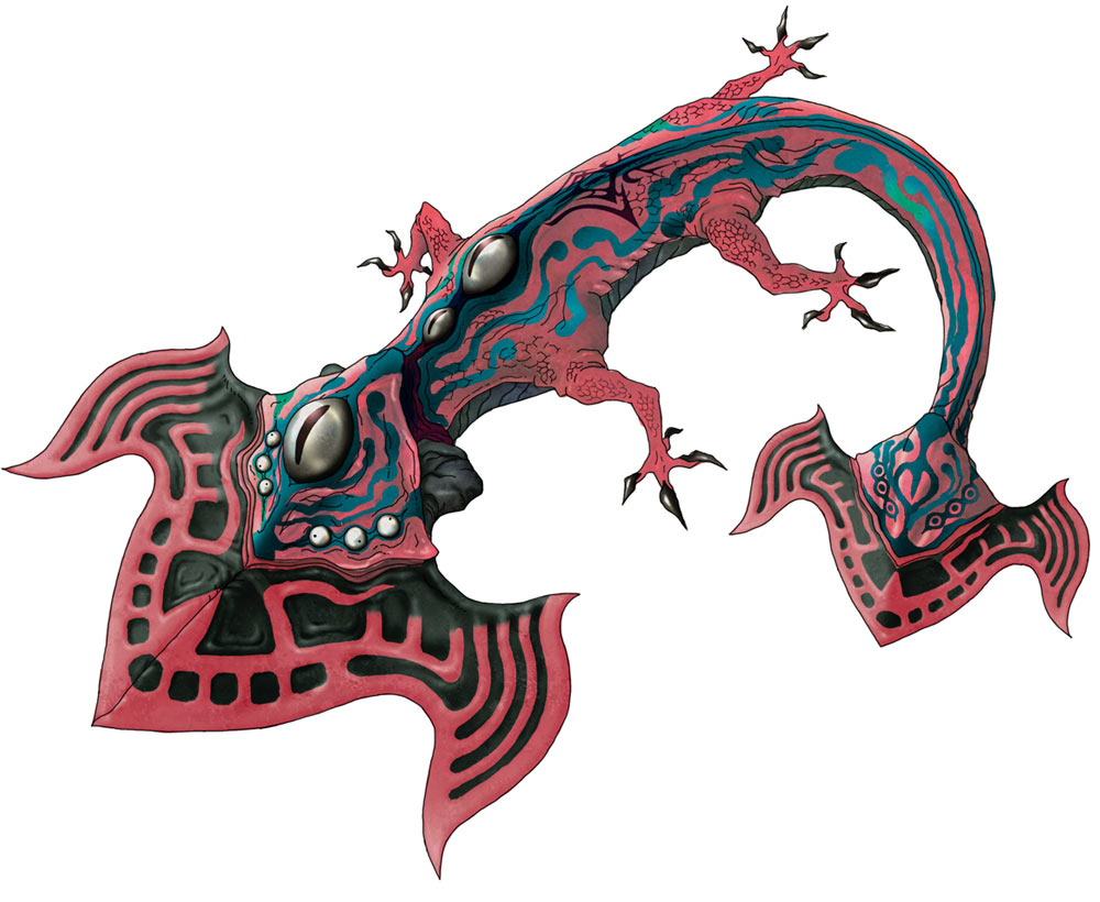 Salamander Art from Pandora's Tower