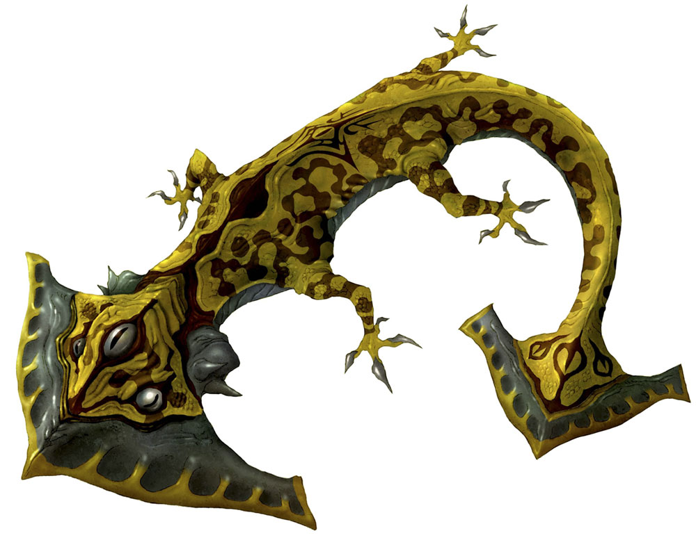 Salamander Art from Pandora's Tower