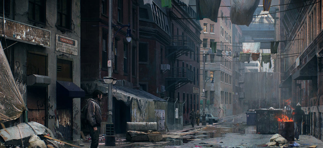 City Street Art from The Last of Us