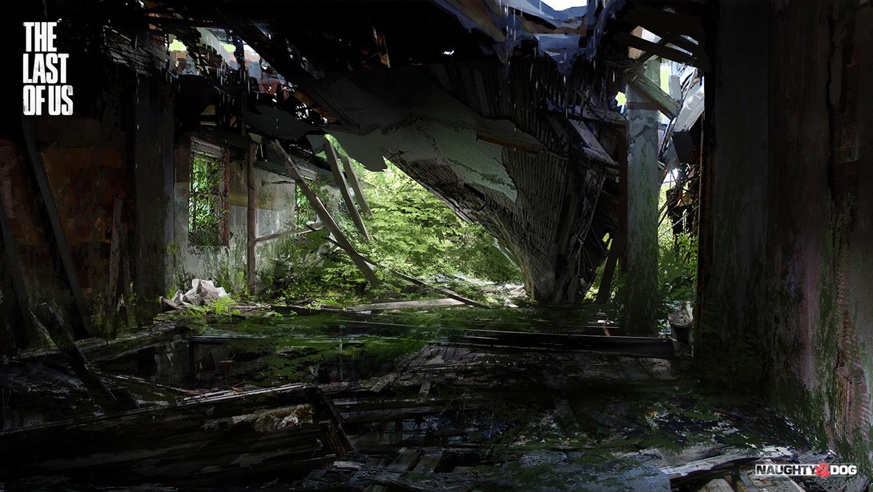 Collapsed Roof Art from The Last of Us