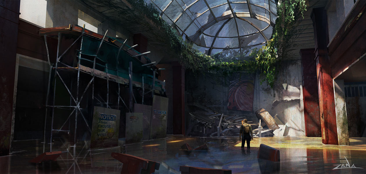 Construction Area Art from The Last of Us