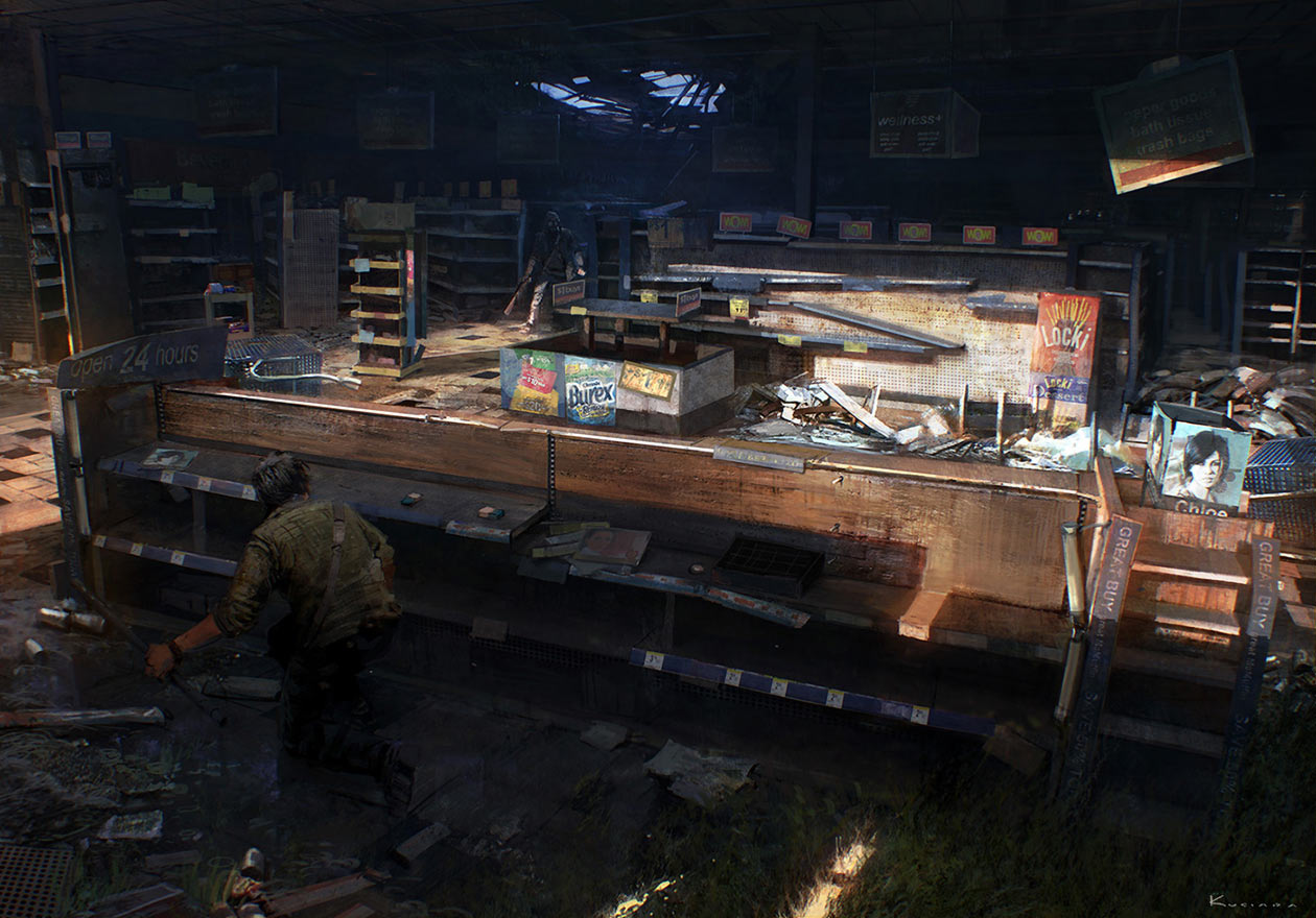 Convenience Store Art from The Last of Us
