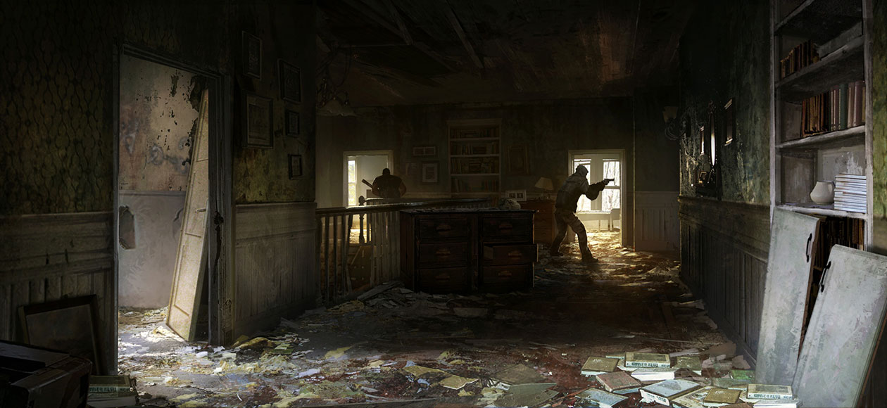 Farmhouse Attack Art from The Last of Us