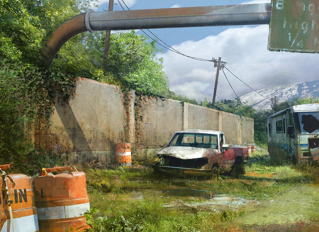 Freeway Art from The Last of Us