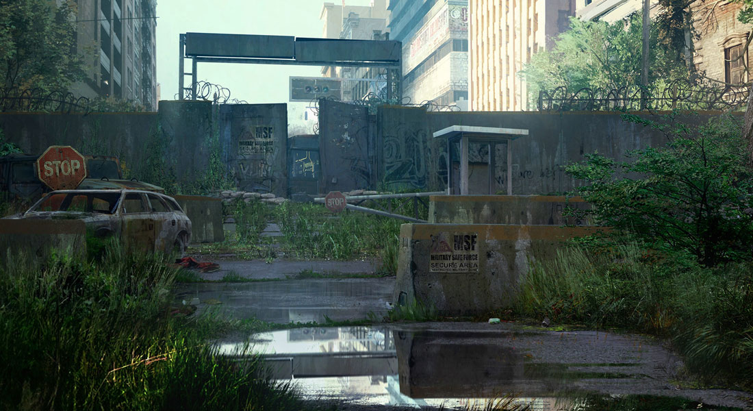 Hunter City Ambush Art from The Last of Us
