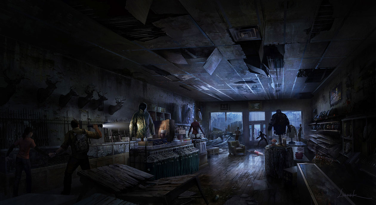 Hunting Shop Art from The Last of Us
