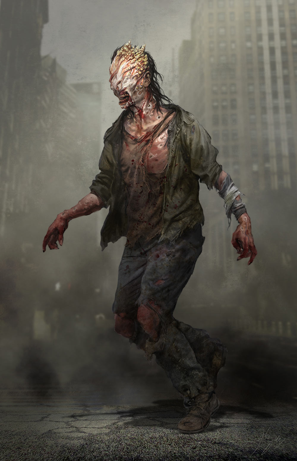 Infected Concept Art from The Last of Us