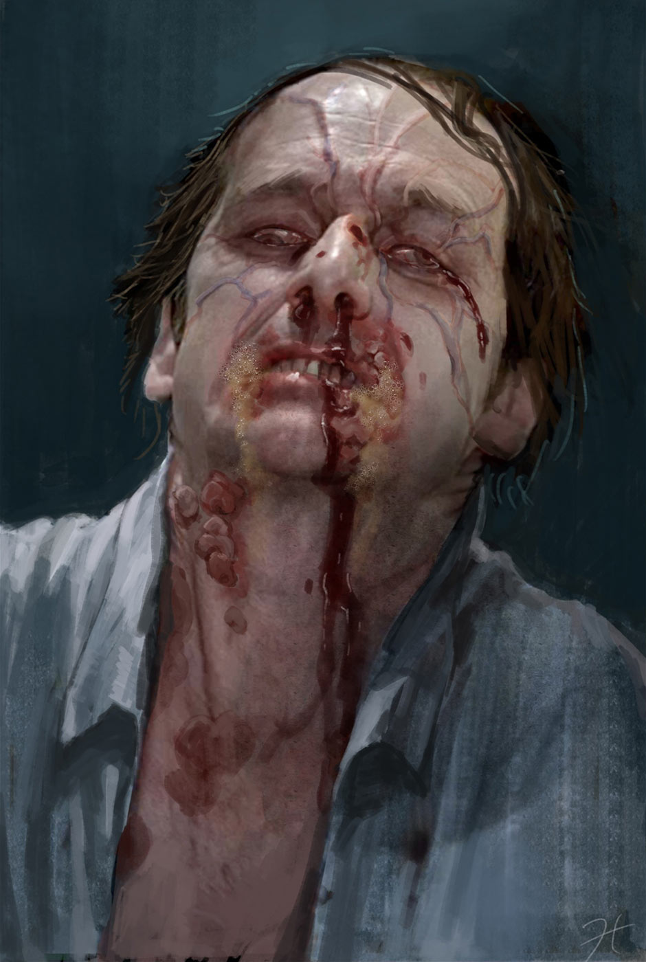 Infected Early Stage Art from The Last of Us