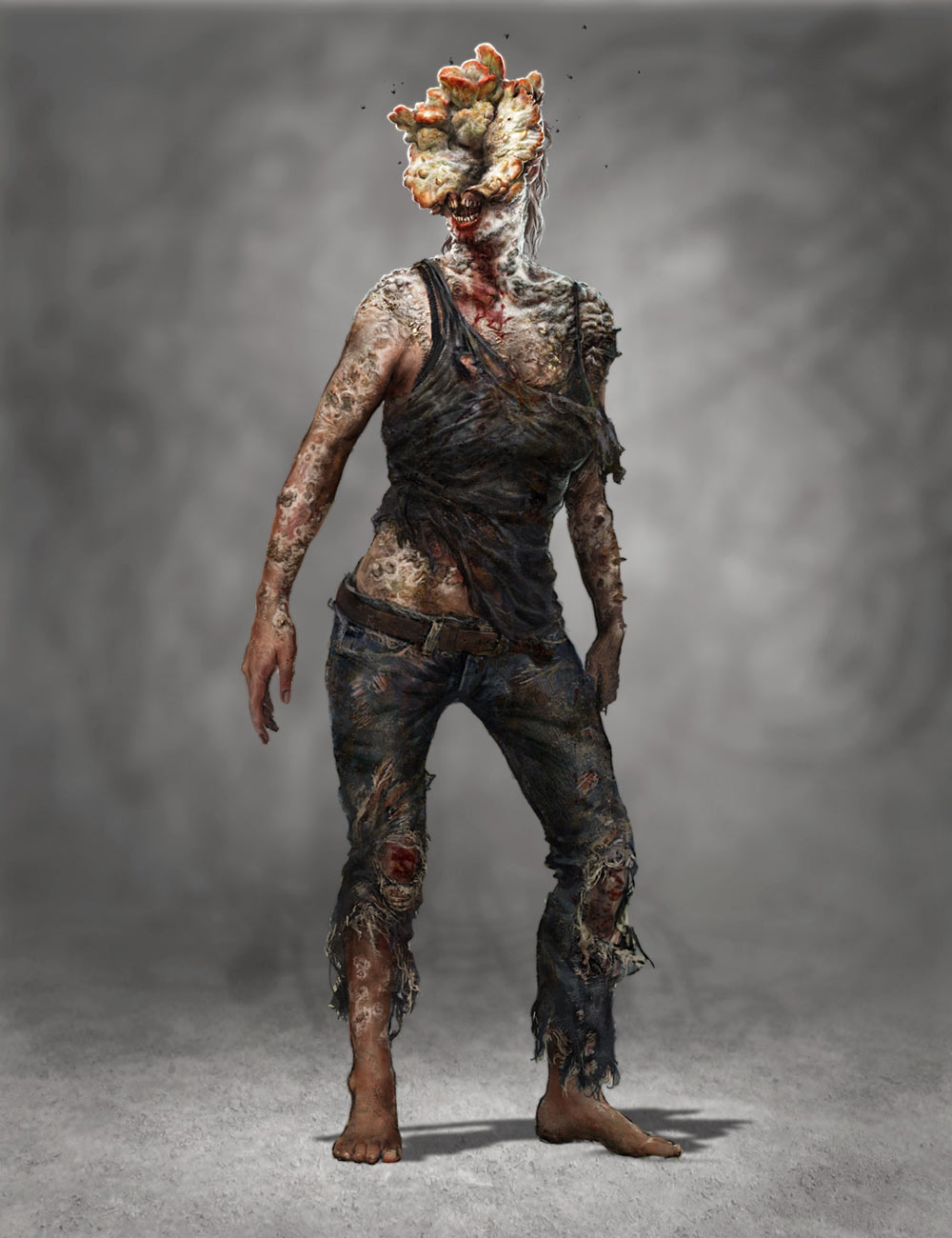 Infected Female Art from The Last of Us