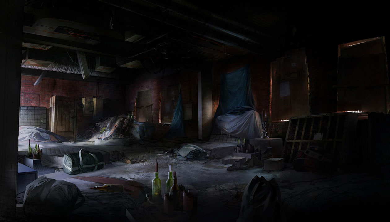 Living Quarters Art from The Last of Us
