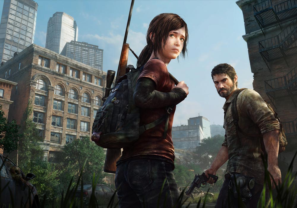 Ellie & Joel Promo Art from The Last of Us