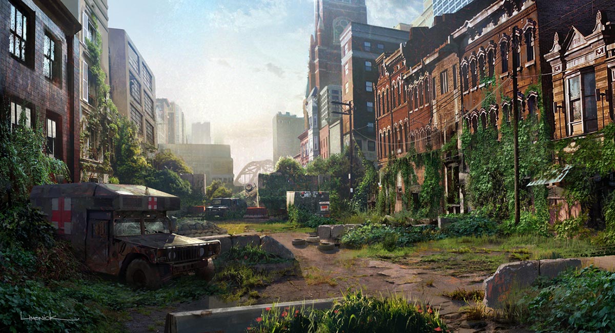 Street Barricades Art from The Last of Us