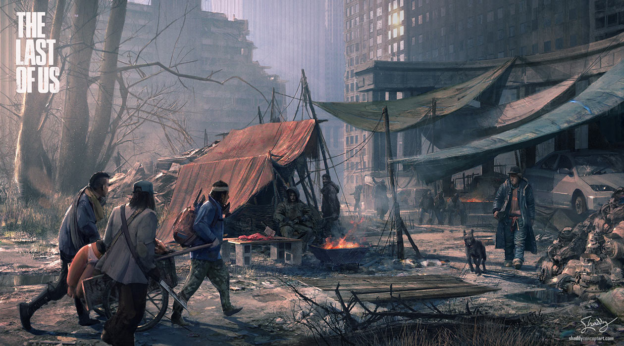 Cannibal City Art from The Last of Us