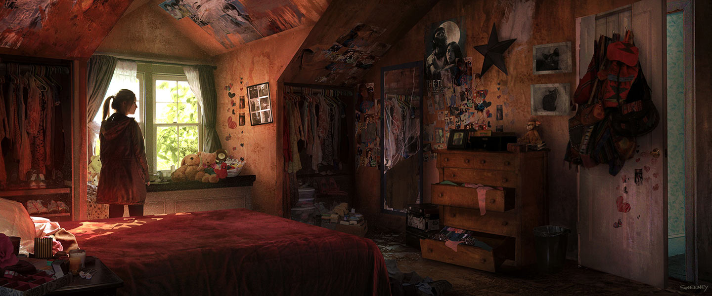 Teen Bedroom Art from The Last of Us