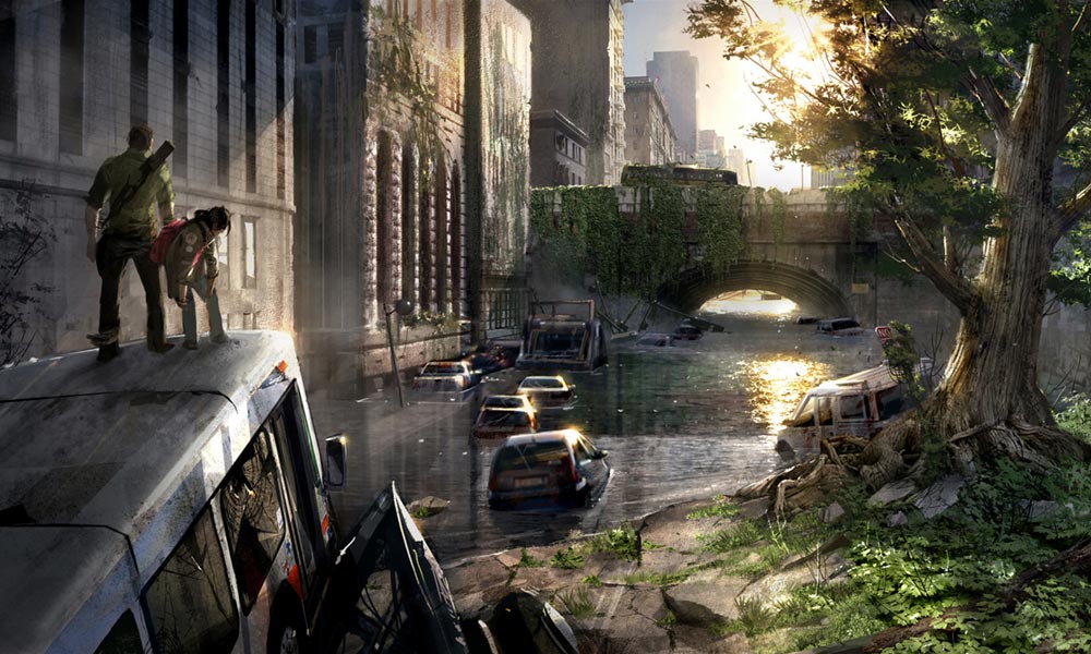 Tunnel Entrance Art from The Last of Us