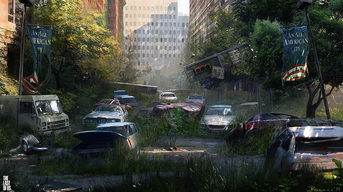Wreckage Art from The Last of Us