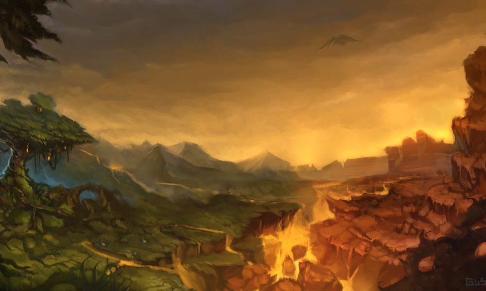 Barrens Split Art from World of Warcraft: Cataclysm