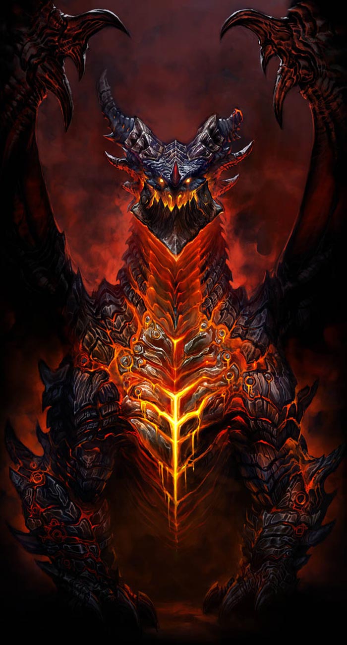 Deathwing the Destroyer Art from World of Warcraft: Cataclysm