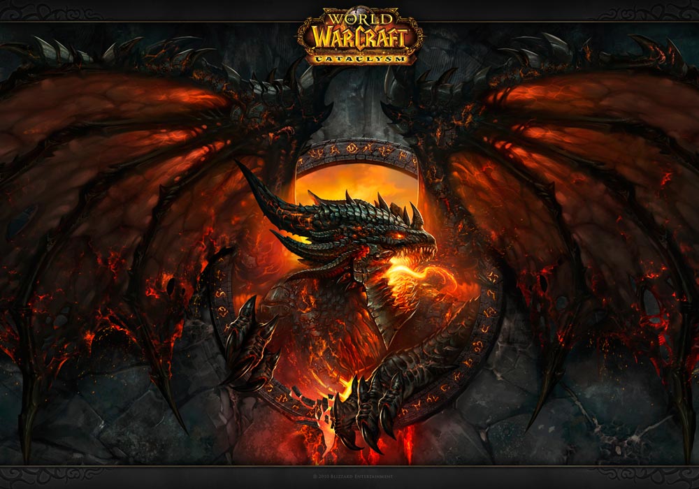 Deathwing the Destroyer Art from World of Warcraft: Cataclysm