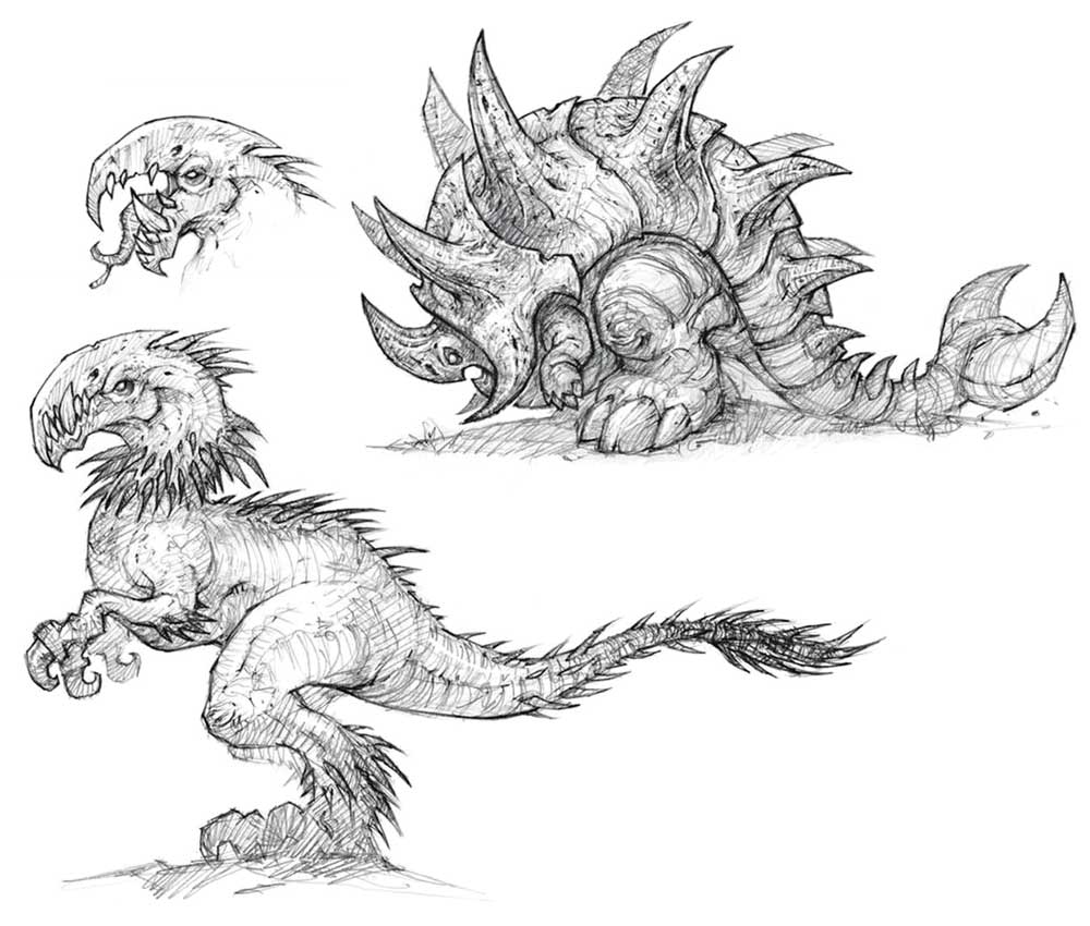 Dinosaurs Art from World of Warcraft: Cataclysm
