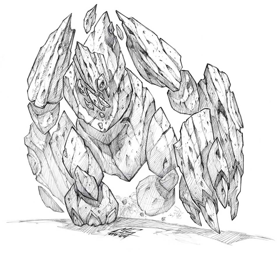 Earth Elemental Art from World of Warcraft: Cataclysm